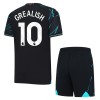 Camisola + Calções Manchester City Grealish 10 Criança Equipamento 3ª 23/24